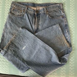 Mens Carhartt 38 x 32 Loose Fit Jeans